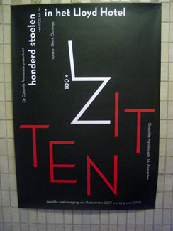 Gielijn poster Zitten