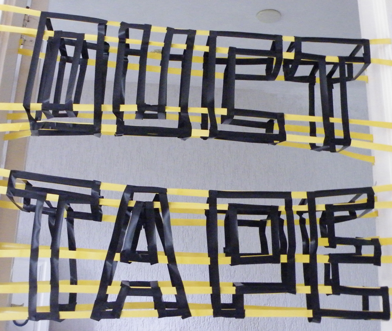 duck tape letters