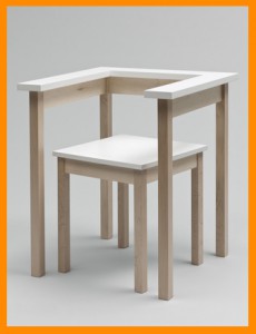 tabel chair orange