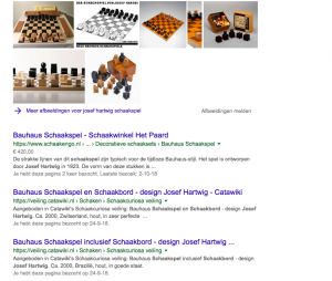 schaakspel Josef hartwig