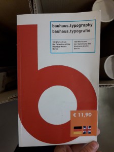boek bauhaus typographie